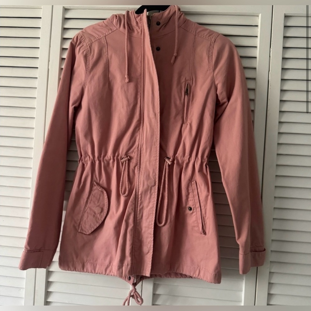 Women's Pink Hooded Jacket